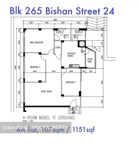 Blk 265 Bishan Street 24 (Bishan), HDB 4 Rooms #299678001